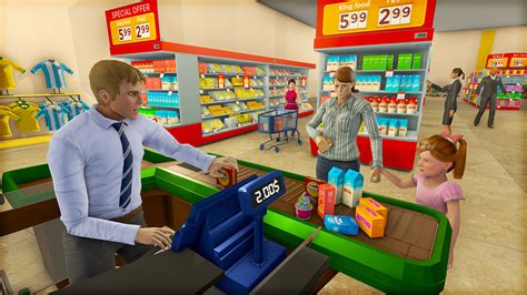 Supermarket Cashier Simulator .